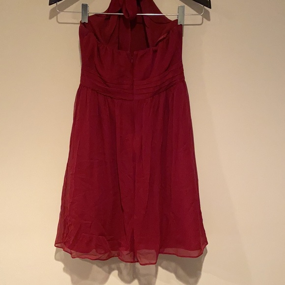 Ann Taylor Petite Silk Keyhole Halter Dress - Picture 4 of 5